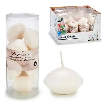 

Candle Set White (8 Pieces) Floating
