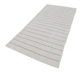 

126x266 Cm White Handmade Oriental Rug Rug-4x9 Ft