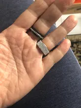 Anillo de acero de estilo Retro Vintage para mujer, joyería de 5 fila de cristales transparentes, anillos de boda de compromiso de acero inoxidable a la moda, gran oferta