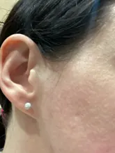 KAMERAON de marca Original de plata 925 pendientes con tuerca para mujeres ronda de esmalte de astigmatismo joyería de moda de oro mujer amentos