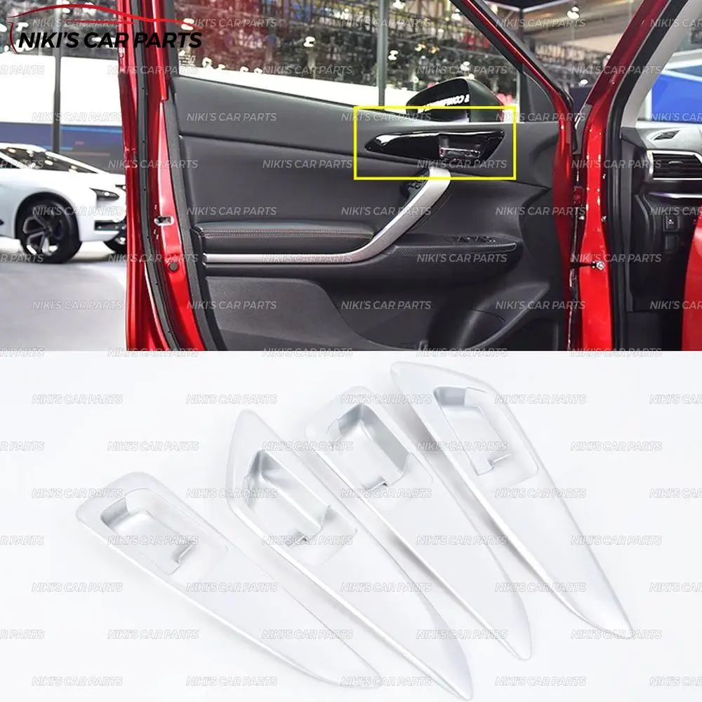 Накладки на блок управления окнами для Mitsubishi Eclipse Cross-ABS пластик 1 комплект/4 шт. формовочные украшения для автомобиля
