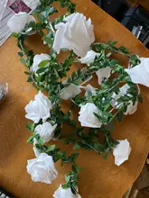 Flower Led Lights Garland-Decor Battery-Powered Fairy-String Rose Party Wedding-Valentines