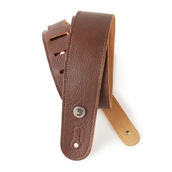 

20gl01 slim garment belt for guitar, leather, Brown, Planet Waves