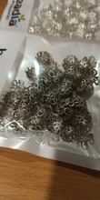 100-500 unids/lote 6-14MM de plata chapado en oro pétalo de La Flor final separador topes para cuentas encantos del grano tazas para la fabricación de la joyería