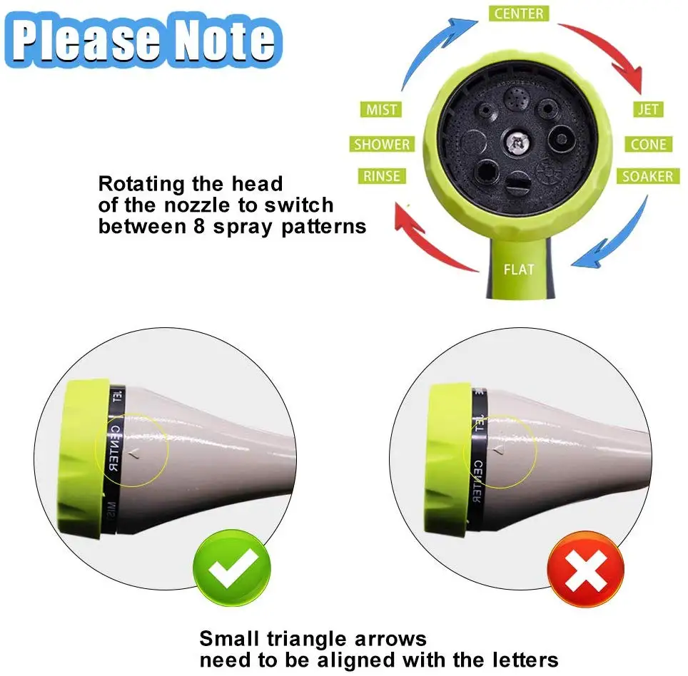 25FT-100FT Magic Hose Multi-functional Garden Hose Expandable Flexible Water Hose Pipe with Spray Gun?Natural Rubber