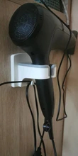 Wall-mounted Hair Dryer Holder Bathroom Hairdryer Hook Home ABS Storage Shelf