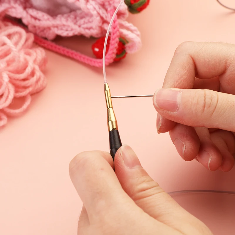 Nonvor SKC Set Multi-size Sandalwood Needles Sweater Knitting Tools And Connecting Line Wool Cotton Yarn Knitting Accessories knitting needles knitting supplies