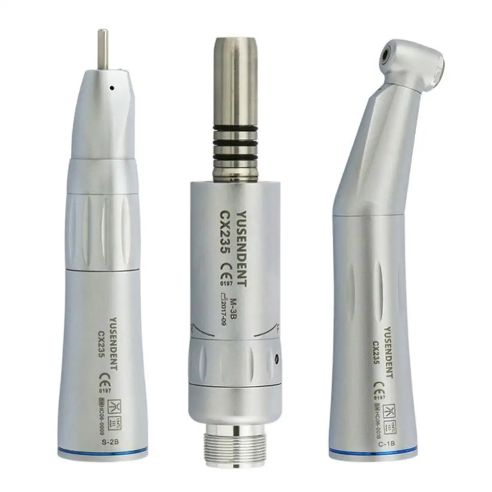 

Низкоскоростной наконечник CX235B B2, с прямым угловым воздушным двигателем, с внутренней водяной воздушной турбиной, с 2 отверстиями, набор YUSENDENT, COXO, стоматологический