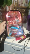 Backpacks School-Package Transparent Women Mochila Travel-Bag Colorful Waterproof Candy