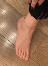 17KM-tobillera de corazón con cuentas de Color plateado para mujer y niña, tobilleras multicapas doradas, pulsera Vintage para pie, joyería para playa 2021