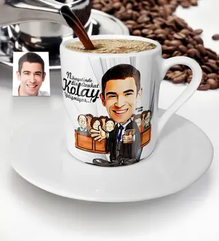 

Personalized Mr Attorney Cartoon Turkish coffee Cup-2