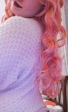 QQXCAIW rizado largo disfraz con Peluca de fiesta rojo plata Rosa gris negro Rubio 70 Cm de alta temperatura de pelucas de pelo sintético
