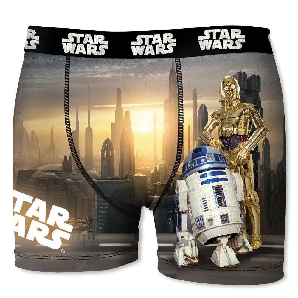 Freegun REGALO STAR WARS Boxer da uomo in microfibra multicolore