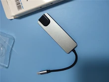 Multi USB 3.0 hub type C adapter to HDMI Gigabit Ethernet Rj45 Lan for Macbook Pro Air