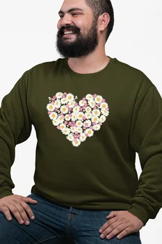 

Angemiel Flowers to Wear Green Men 'S Sweatshirt