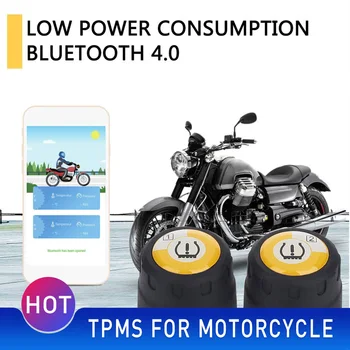 

TPMS Motorcycle Tire Pressure Monitoring System TPMS Bluetooth For Android / IOS Motorcycle Tyre Pressure Monitoring System Tpms