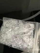 100 unids/pack sostenedores de pendientes tapones de tuerca de caucho de silicona pendiente espalda manga pendiente ganchos a granel cadenas para joyería de manualidades