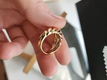 Anillos irregulares de croissant para mujer, Anillos geométricos circulares gruesas con texturas minimalistas, joyería 2021