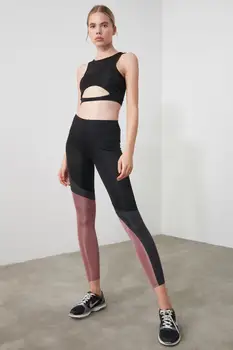 

Trendyol With Color Block Sports Leggings TWOAW21TA0038