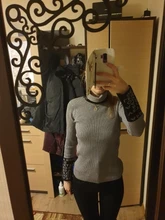 Knitwear Sweater Pullovers Turtleneck Spring Long-Sleeved Women Ladies And 3804