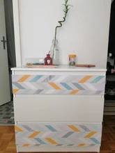 Stick Wallpaper Prepasted-Contact-Paper Living-Room Self-Adhesive Haohome Peel Multicolor