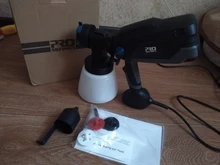 PROSTORMER-pistola de pulverización de pintura, pulverizador eléctrico de 600W, 4 tamaños de boquilla, HVLP, Control de flujo de 1000ml, aerógrafo de fácil pulverización para el hogar