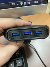Concentrador de red USB 3,0, divisor multiusb 2,0/3,0, lector de tarjetas, auriculares, micrófono, Jack, 6 puertos, Hub para escritorio, PC y Notebook