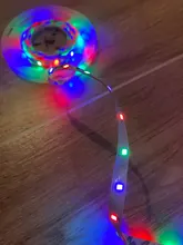 20M-1M USB LED Strip Light 5050 SMD USB RGB Lights Flexible LED Lamp Tape Ribbon RGB TV Desktop Diode Tape adapter