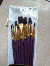 Juego de 6/10 Uds. De pinceles para pintar acuarela, pluma de pintura Gouache, mango de madera de nailon, juego de pinceles de pintura, suministros de arte para dibujar