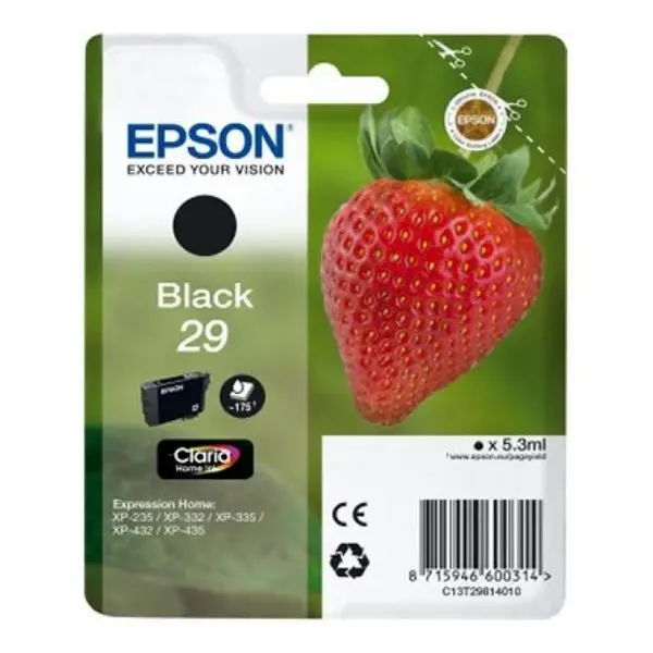 Чернильный картридж Epson C13T298140 черный