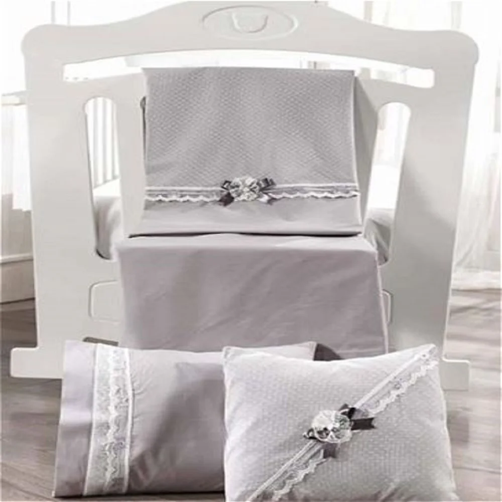 100 Cotton Made In Turkey Romantic Baby Bedding Duvet Cover Set Crib