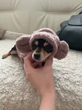 Puppy Clothing Dogs-Coat Dog-Costume French-Bulldog Pug Soft Winter Flannel for Bear-Ear