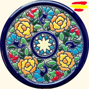 

Ceramics plate from 12cm/4.7 inch - ceramics glazed up handmade - Made in Spain - Spanish crafts - MIJASCERAMIC -