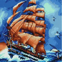 Алмазная мозаика EF 981 Штормовое предупреждение 30*40