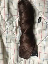 MANWEI-extensiones de cabello sintético para mujer, Clip largo y recto de una pieza, 5 Clips, pelo rubio falso, marrón y negro
