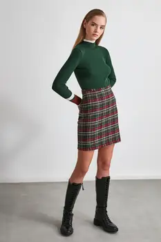 

Trendyol Plaid Skirt TWOAW20ET0103