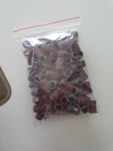 COSCELIA 100 unids/set bandas de lijado cortadores para la máquina de fresado de uñas de manicura brocas para fresadora de broca para uñas de arte herramienta