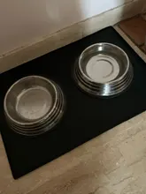 1PC Waterproof Pet Mat for Dog Cat Silicone Pet Food Pad Pet Bowl Drinking Mat Dog Feeding