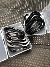 Carabiner-Clips Acessories Multi-Tool Cc1-Steel Small Booms Fishing Outdoor Camping 6pcs