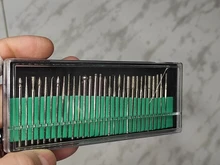 Vástago de diamante de 2,35mm para pulir, punta de aguja, grabado, tallado, pulido, vidrio, piedra de Jade, conjunto de herramientas rotativas, 30 Uds.