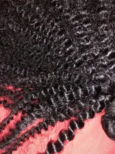 Extensión de pelo rizado Afro, 1-2-3-4, oferta de extensiones de cabello humano Remy, Color Natural, 100%, 8-20 pulgadas