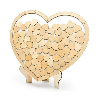 

Wooden Heart signature book