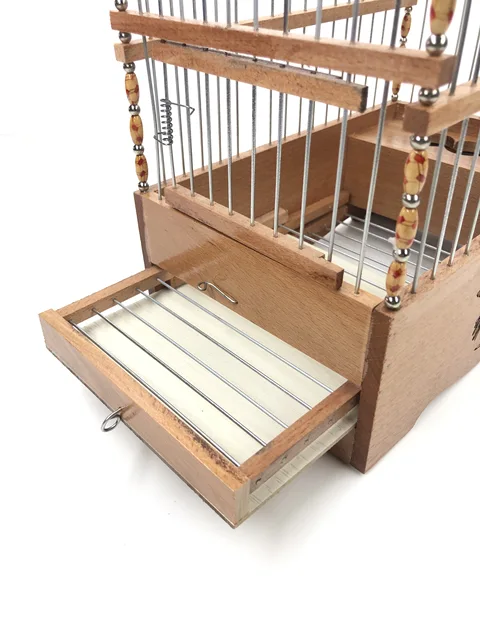 Small Wooden Canary Cage  3