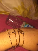 Tocona 4 unids/set moda Bohemia hoja de nudo mano brazalete enlace cadena encanto pulsera brazalete para las mujeres pulseras de oro joyería para mujer 6115