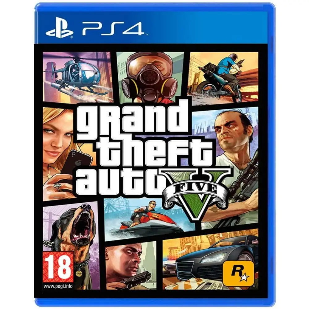 Игровой контроллер GTA 5 Grand Theft Auto V PS4 Playstation 4 Disk Version игровая станция консоль