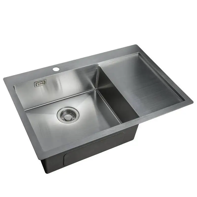 Мойка для кухни ZorG ZL R 780510-L (цвет стальной, габаритные размеры 780 х 510 мм, материал нержавеющая сталь)