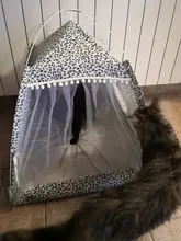 Productos para gatos y mascotas, cama tiepee cerrada, cómoda, hamaca con suelo, tienda para gatos, accesorios para casa para perros pequeños