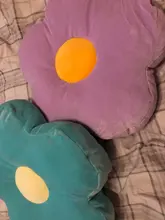 Encantadora 40cm coloridos flor almohada de felpa de juguete de dibujo de planta de silla para muñecas cojín sofá niños amantes regalos de cumpleaños