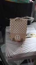 Gift-Bags Boxes Guests-Packaging Merry-Christmas Deer Candy Stickers No Party with Snowflakes