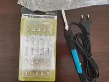 Kit de soldadura de pirograbado 30 en 1, herramienta de cauterización de madera, juego de quema en relieve, temperatura ajustable, soldadura eléctrica